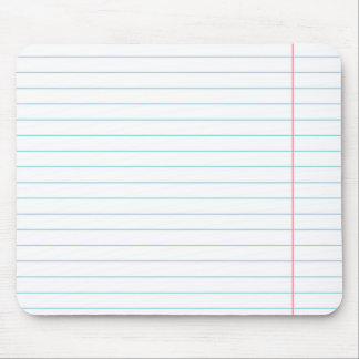 RULED PAPER MOUSEPAD