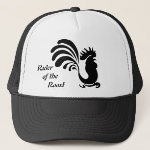 "Ruler of the Roost" Stylized Rooster Cap