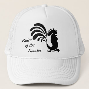"Ruler of the Rooster" Stylized Rooster Cap