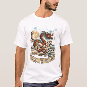 Ruler of the Skies Men White Shirt