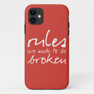 Rules Are Made To Be Broken iPhone 5/5S Case