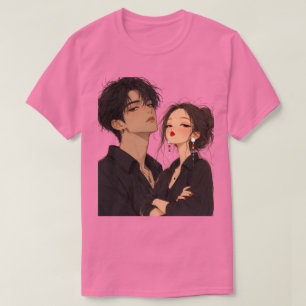Rules Don't Apply Anime Couple Streetwear T-Shirt