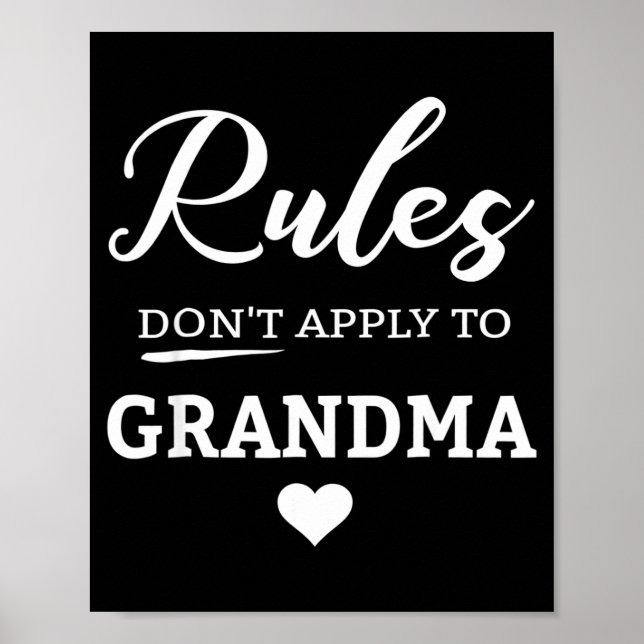 Rules Don't Apply To Grandma  Poster (Front)