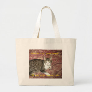 Rules Kitty Large Tote Bag