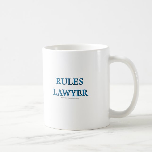 Rules Lawyer Coffee Mug (Right)