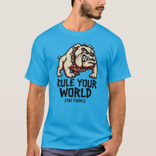 RuleYourWorldBulldog Unleash The Power Stay Fierce T-Shirt