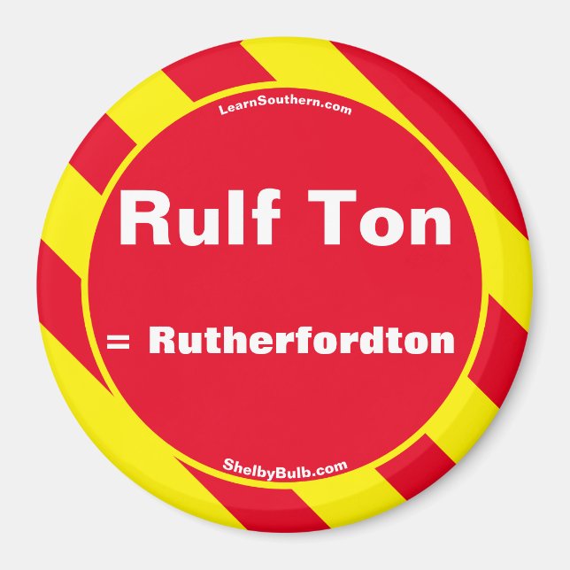 Rulf Tonne Red/Yellow Magnet (Front)