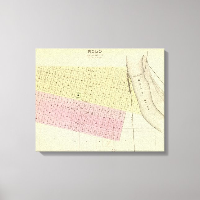 Rulo, Nebraska Canvas Print (Front)