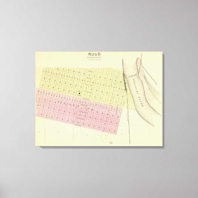 Rulo, Nebraska Canvas Print (Front)