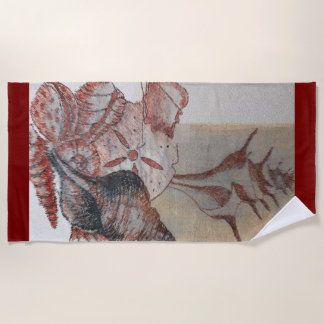 Rum Cay, Bahamas, Seashells: Beach Towel