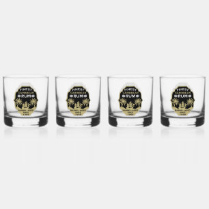 Rum Drinker Birthday Over The Hill Whiskey Glass