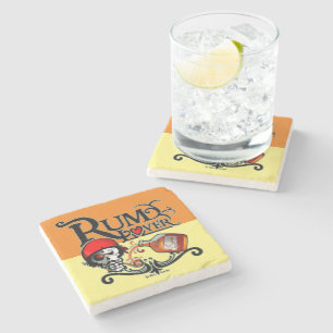 Rum lover stone coaster