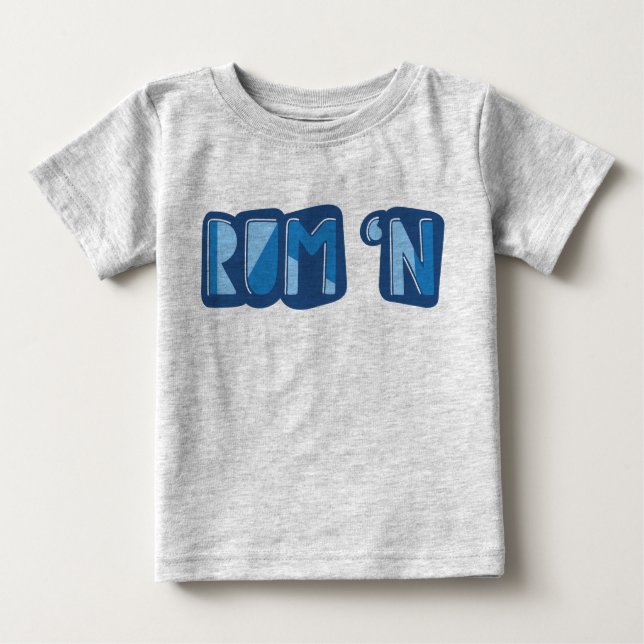 Rum 'n, English, Yorkshire Slang  Baby T-Shirt (Front)