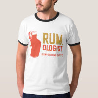 Rum ologist wine lover Men's Basic Ringer 