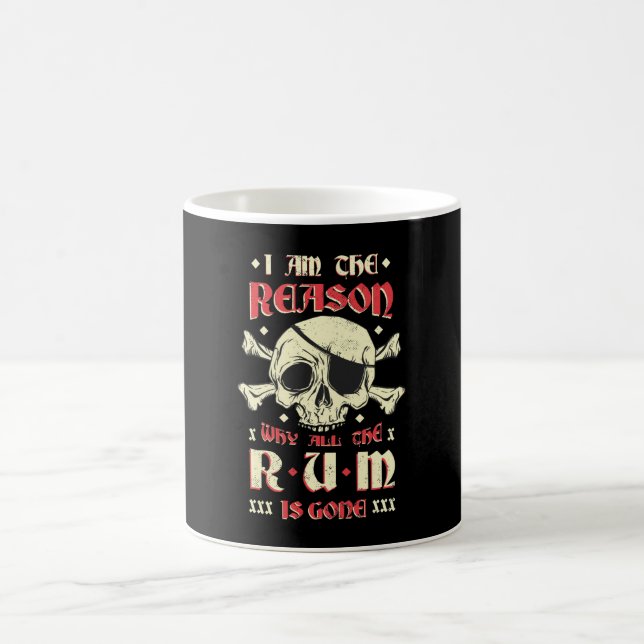 Rum Pirate Best Gift Coffee Mug (Center)