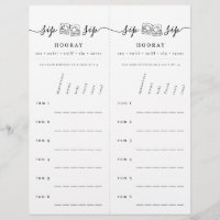 Rum Tasting Rating Scorecard