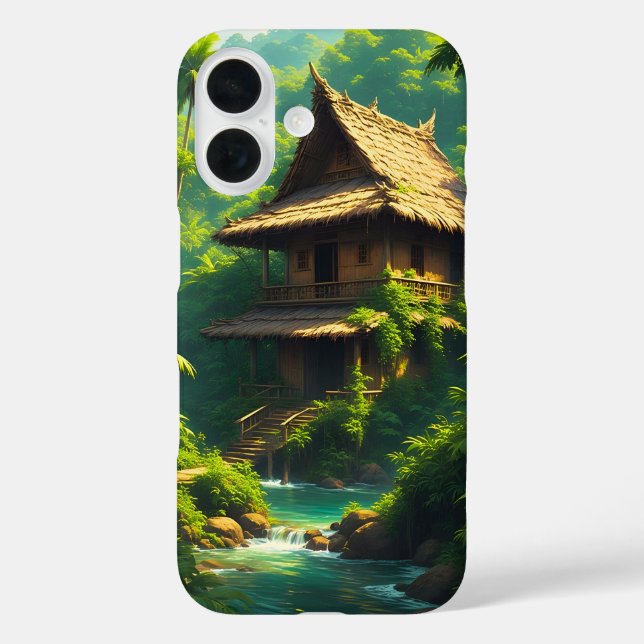 Rumah di Tepi Sungai - A Riverside Home Case-Mate iPhone Case (Back)