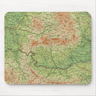 Rumania & adjacent states mouse pad