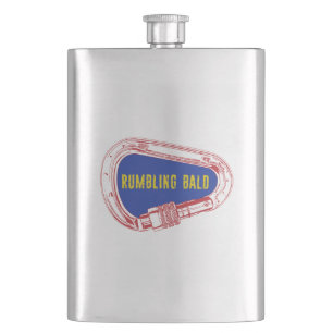 Rumbling Bald Climbing Carabiner Hip Flask