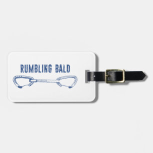 Rumbling Bald Climbing Quickdraw Luggage Tag
