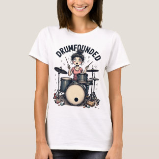 rumfounded | Funny Vintage Mum Drummer Shirt