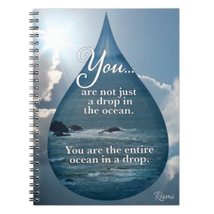 Rumi - A Drop in the Ocean Notebook