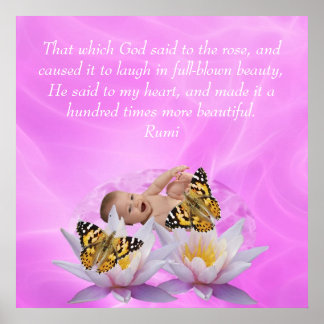 Rumi Beauty Poster