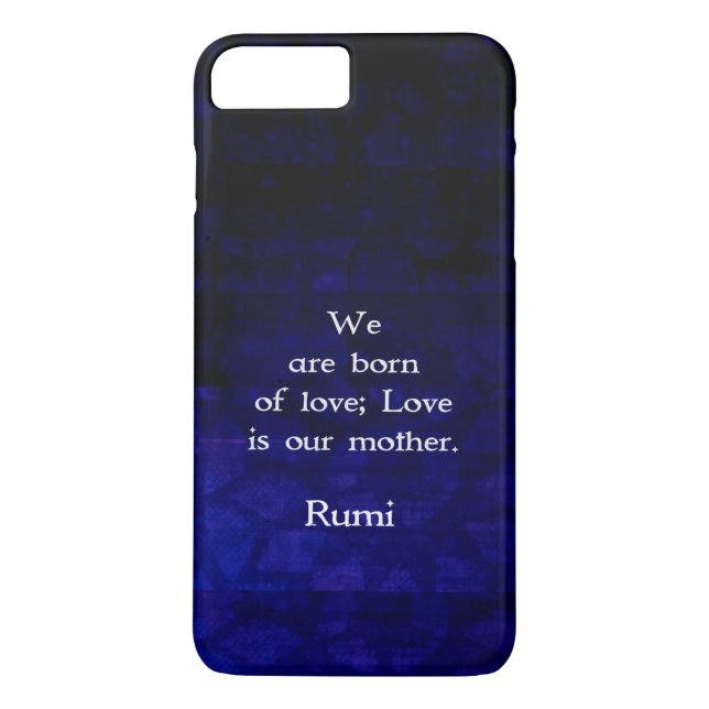 Rumi Inspirational Love Quote About Feelings Case-Mate iPhone Case (Back)