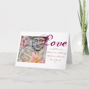 Rumi Love Quote Buddha Watercolor Art Cards