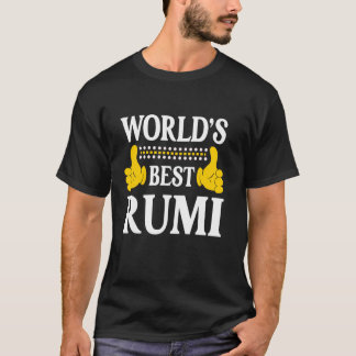 Rumi Personal Name Funny First Name World's Best R T-Shirt