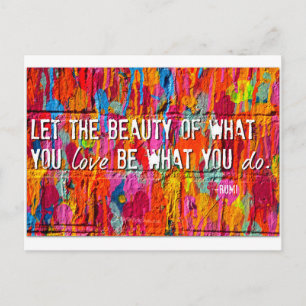 Rumi Postcard