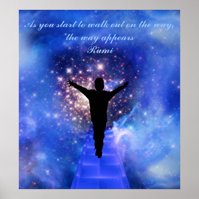 Rumi  Trust the way Poster (Front)