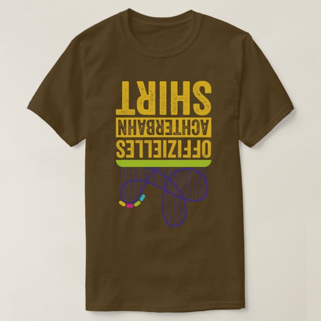 Rummelplatz Amusement Park Fun Fair Rollercoaster T-Shirt (Design Front)