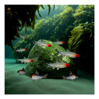Rummynose Tetras Corydoras Aquarium Fish 