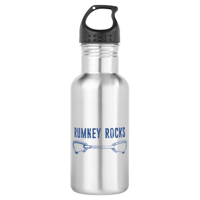 Rumney Rocks Climbing Quickdraw 532 Ml Water Bottle (Front)