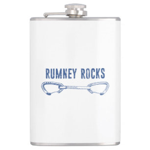 Rumney Rocks Climbing Quickdraw Hip Flask