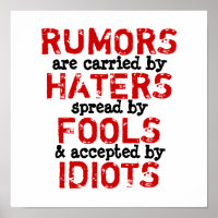 RUMORS - (Canvas & Size Options)