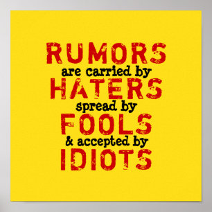 RUMORS - CHANGE COLOR / Canvas Option - Poster