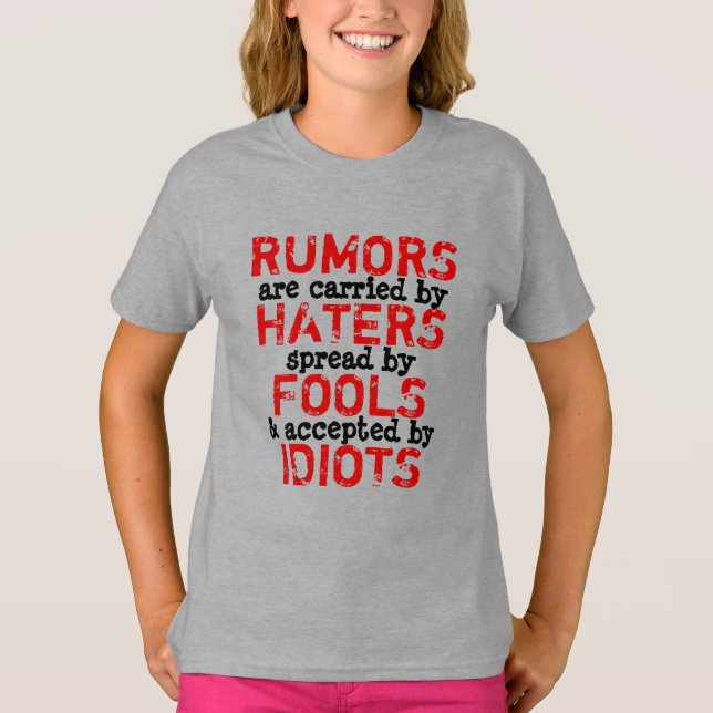 RUMORS - Tshirt TRUISM Teen Girl / Teenager (Front)