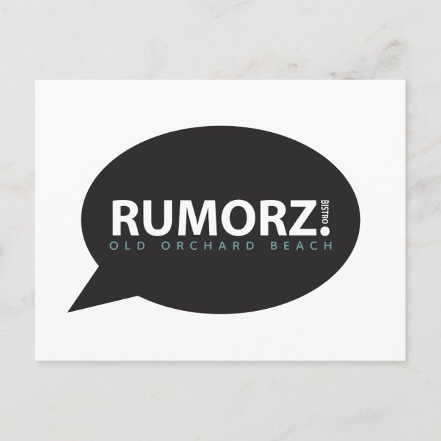 rumorz bistro postcard (Front)