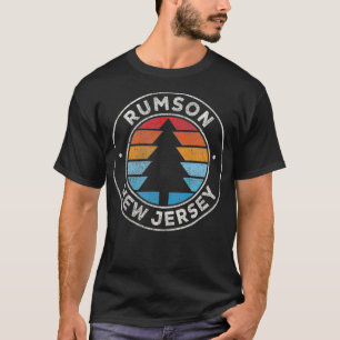 Rumson New Jersey NJ Vintage Graphic Retro 70s T-Shirt