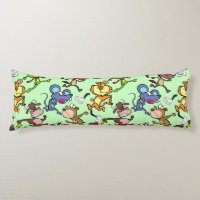 Run 2023, Cute Cartoons running around L Green BG