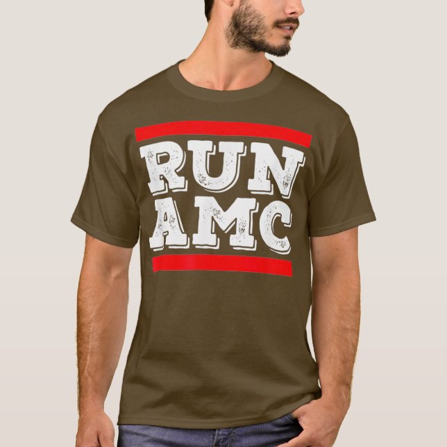 Run Amc Cryptocurrency trading T-Shirt (Front)