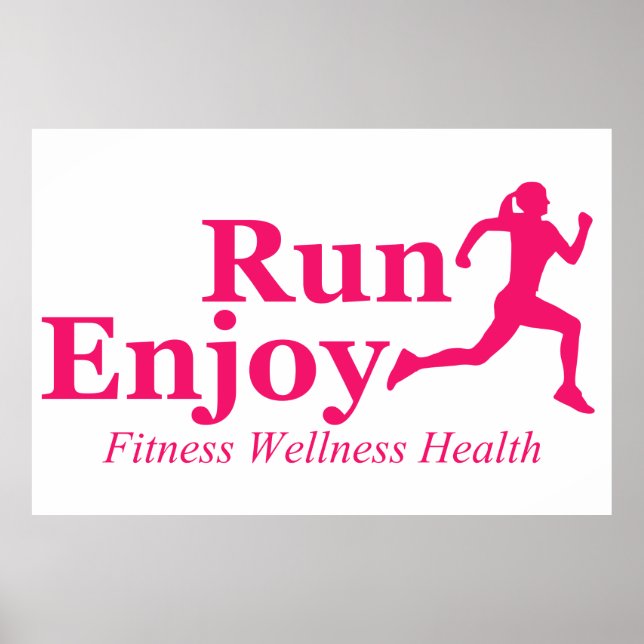 Run and enjoy poster (Front)