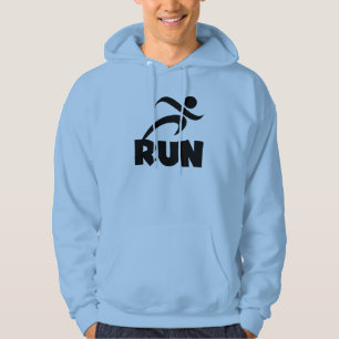 RUN Black Hoodie