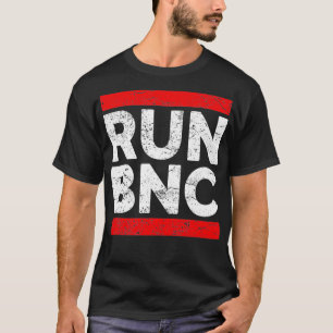 RUN BNC Funny Audio Engineer  Sound Engineer  T-Shirt