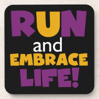 Run Embrace Life Purple Pink