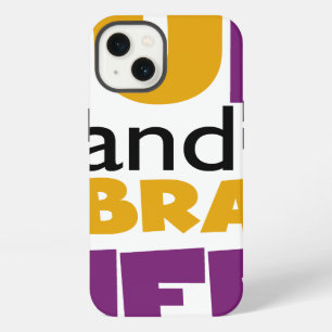 Run Embrace Life Purple Yellow iPhone 13 Case
