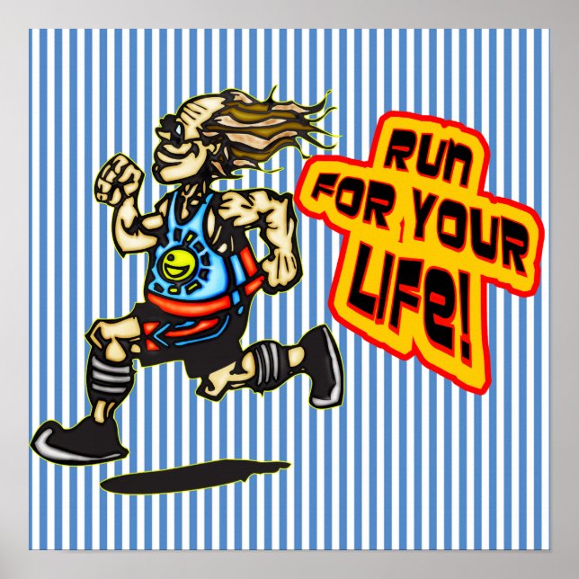 Run For Your Life Poster (Front)