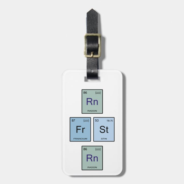 Run Forrest Run Luggage Tag (Front Vertical)